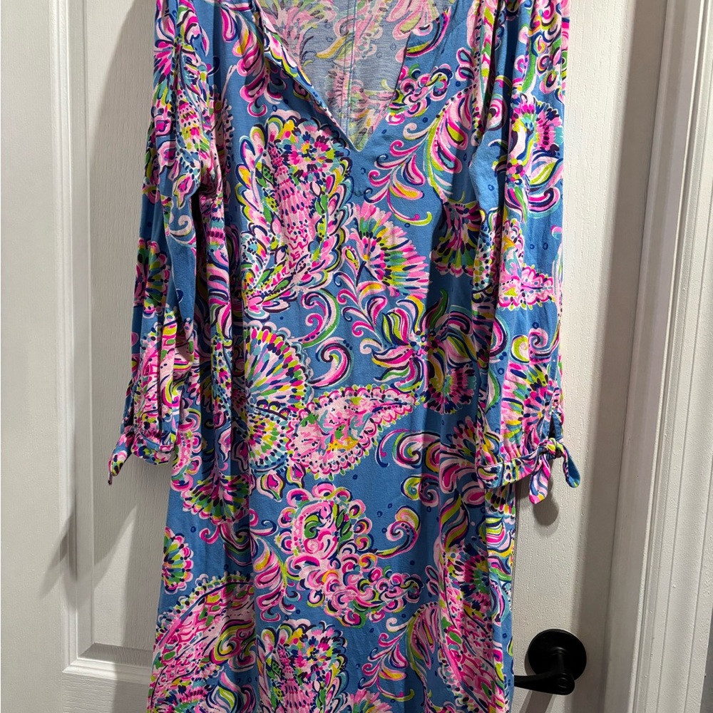 Lilly Pulitzer Cath Dress in mermaid grotto pattern
